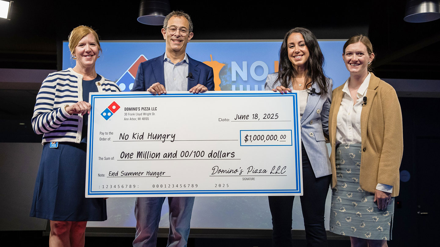 SOURCE Domino's Pizza