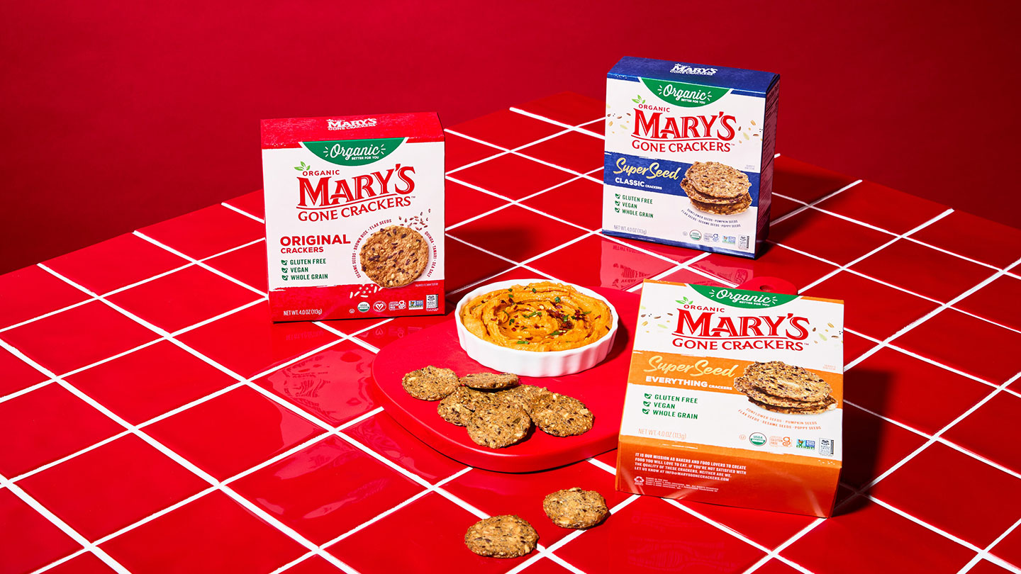 SOURCE Mary’s Gone Crackers